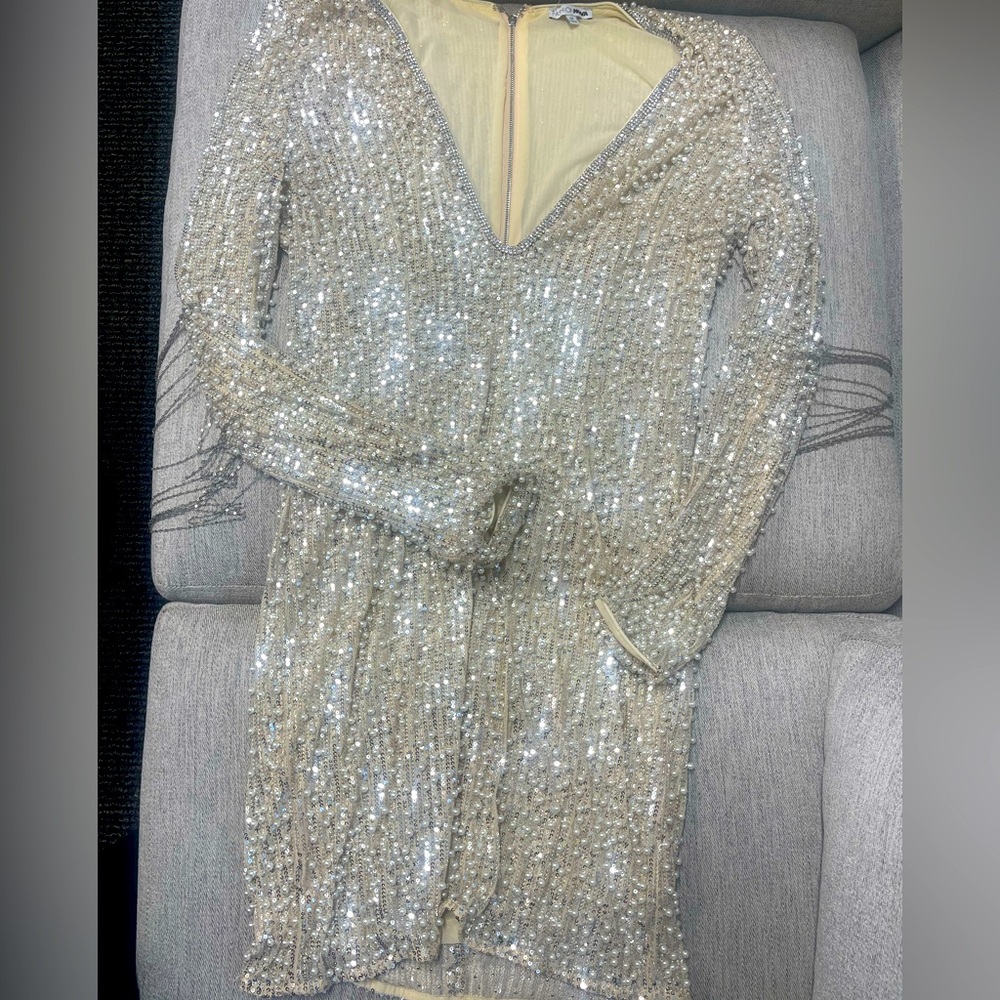 Fashion Nova beaded & sequin dress size 1X
